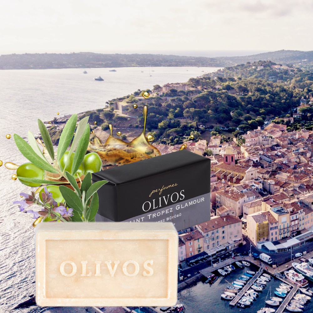 Olivos奧莉芙的橄欖 異國香氛橄欖皂 聖特羅佩陽光 小鎮花香 250g 公司總代理