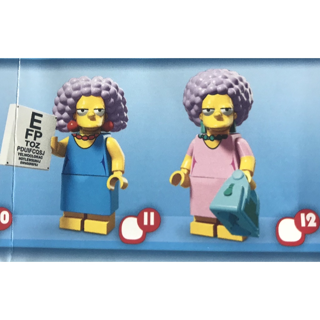 【積木2010】LEGO 樂高 71009 Selma / Patty / 辛普森家庭 人偶包 2代 11 12 已拆袋