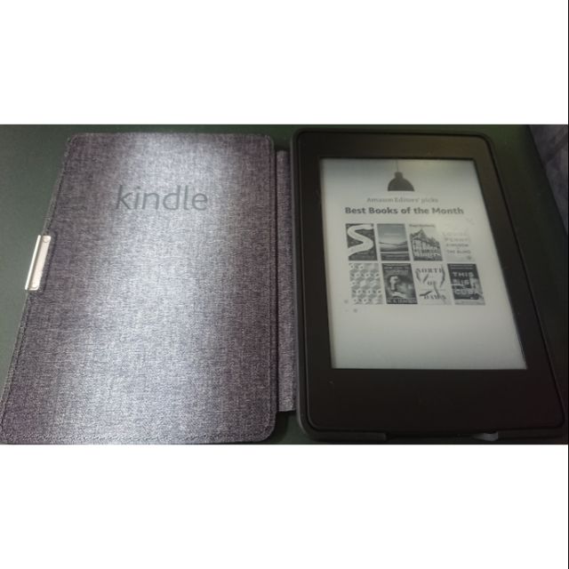 Kindle paperwhite 7th 4GB 8成五新含原廠皮套