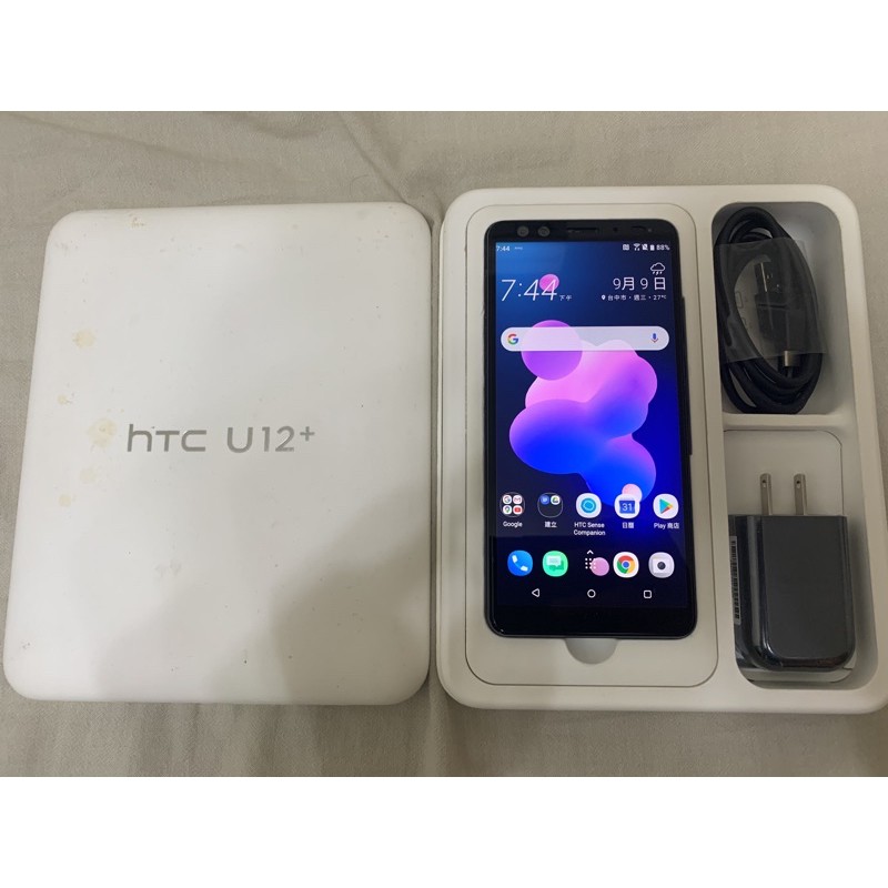 htc U12+ 藍  128GB 二手機