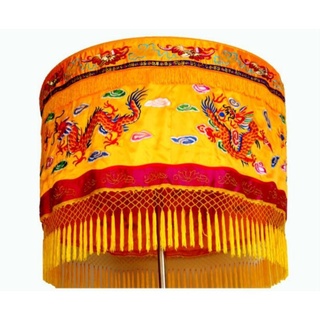 【Cute蒂朵咔*】佛教用品1米寶蓋傘黃龍傘華蓋佛頂傘經幢寶頂傘皇帝涼傘龍寶蓋
