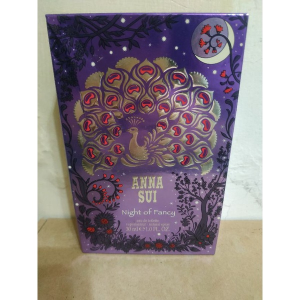 絕版香水 Anna sui 安娜蘇 Night of Fancy 迷夜翎雀 30ml 香水 香氛