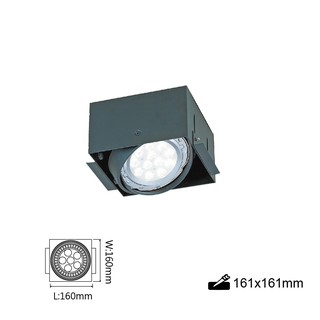 舞光 AR時尚無邊框崁燈 一燈二燈三燈 LED-25064-WR LED-25063-WR(燈泡另計)【高雄永興照明】