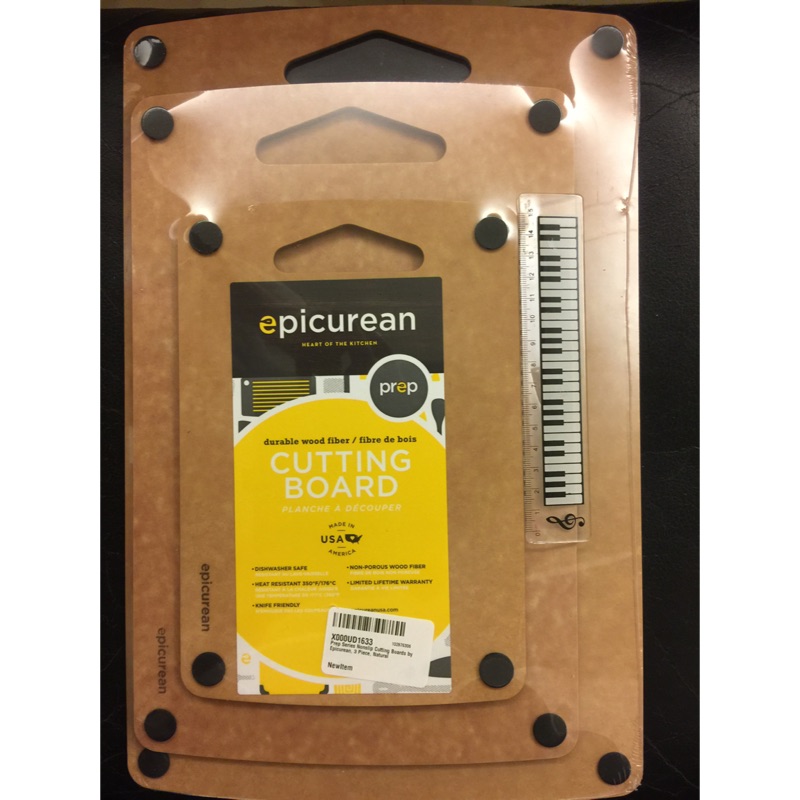 Epicurean prep cutting board 雙面防滑 三片一組 全新