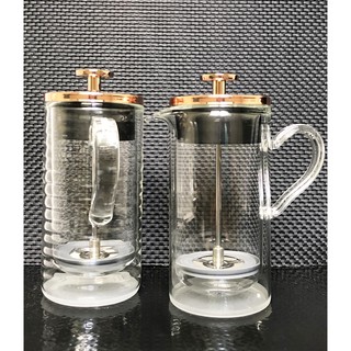 《 July Coffee 》Bonavita pro-brewista雙層玻璃 法式濾壓壺 濾壓壺 奶泡壺 光面/波紋