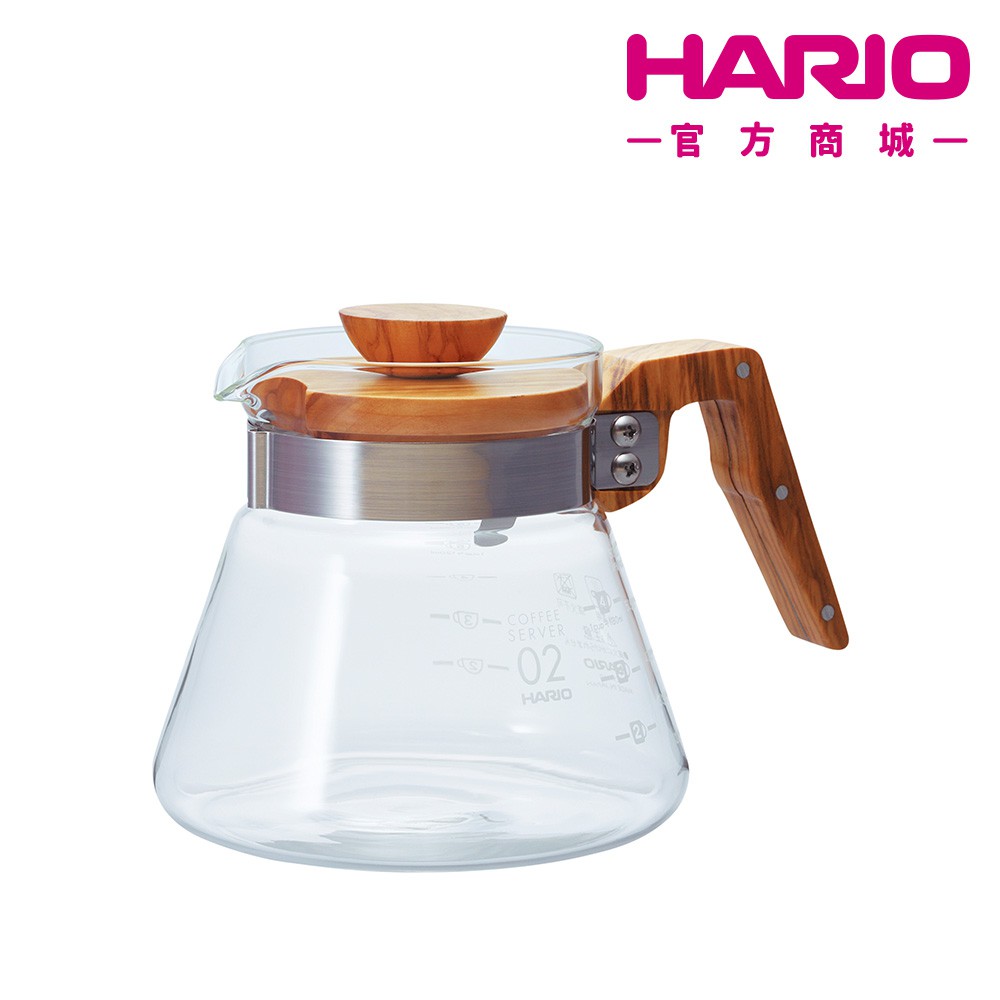 【HARIO】V60橄欖木60好握咖啡壺  VCWN-60-OV【HARIO官方商城】