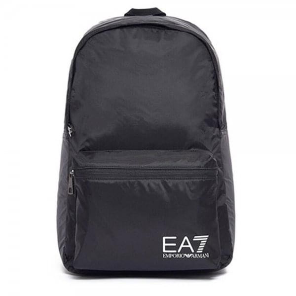 EMPORIO ARMANI 亞曼尼 EA7 經典LOGO 黑色 後背包 275659 CC731【高冠國際】