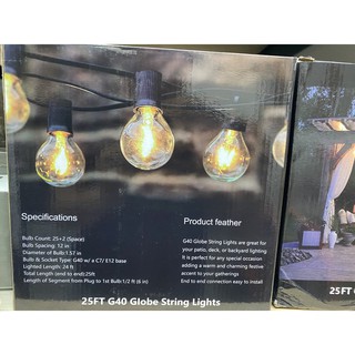 G40 防水LED燈串 串燈 連線串燈 LED燈串 居家 露營 活動 裝飾 露營 美學 復古燈泡 愛迪生