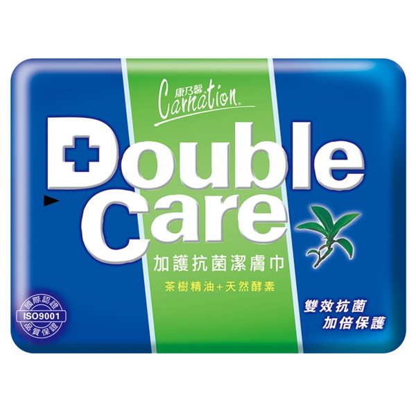DOUBLE CARE 加護抗菌潔膚巾 20片《日藥本舖》