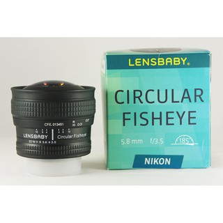 **日光銀鹽** Lensbaby 5.8mm F3.5 Circular Fisheye (Nikon F) #451