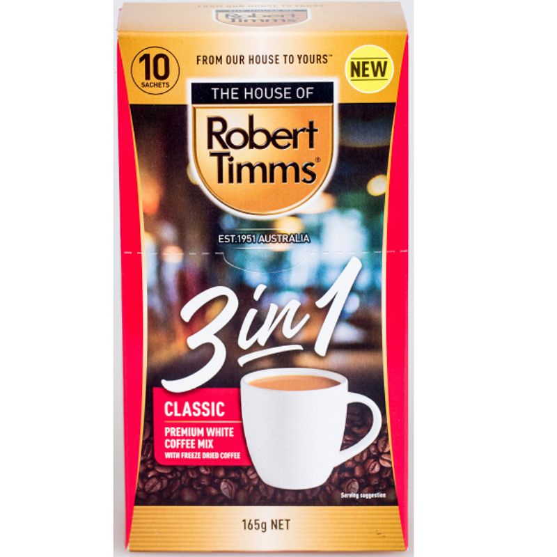 【即期出清】Robert Timms經典三合一咖啡隨身包10入