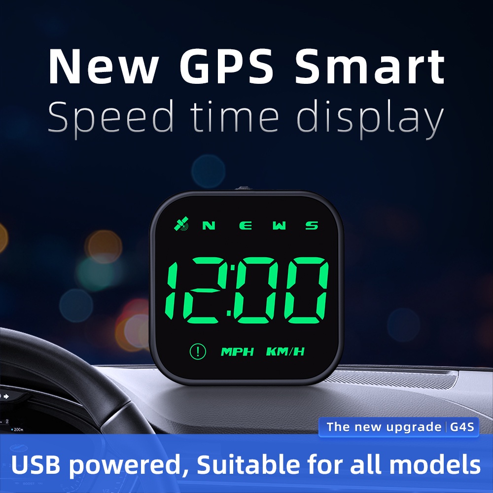XTOBD 新款HUD抬頭顯示器GPS通用多功能測速儀便攜式行車電腦顯示器 所有車都可以用 老車 卡車 貨車G4S