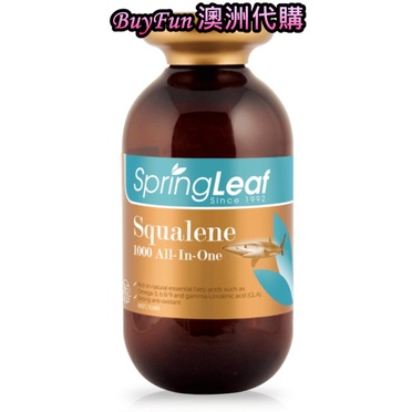 【澳洲預購】SpringLeaf 綠芙特級角鯊烯365粒