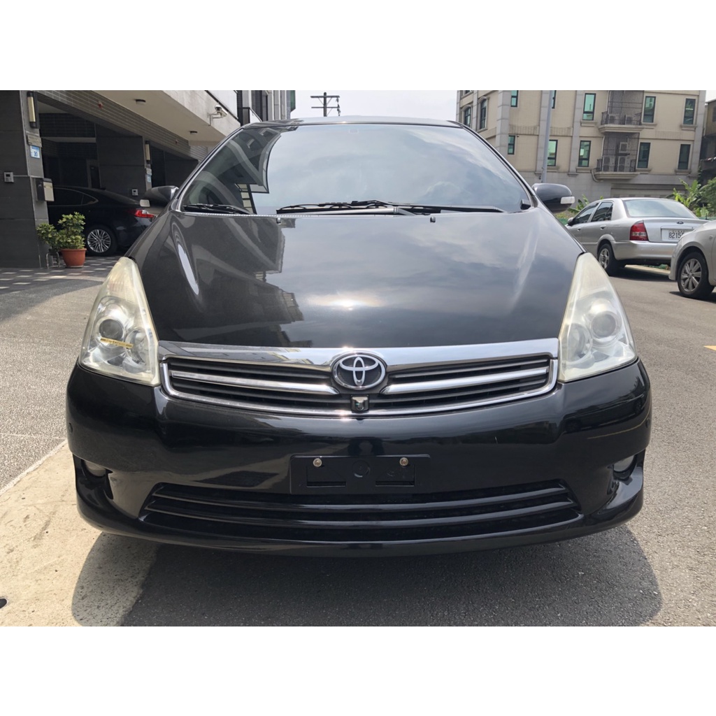 FB:硬硬的車庫 !豐田 TOYOTA WISH 2.0 G版 黑 07年強力過件 改裝 代步車