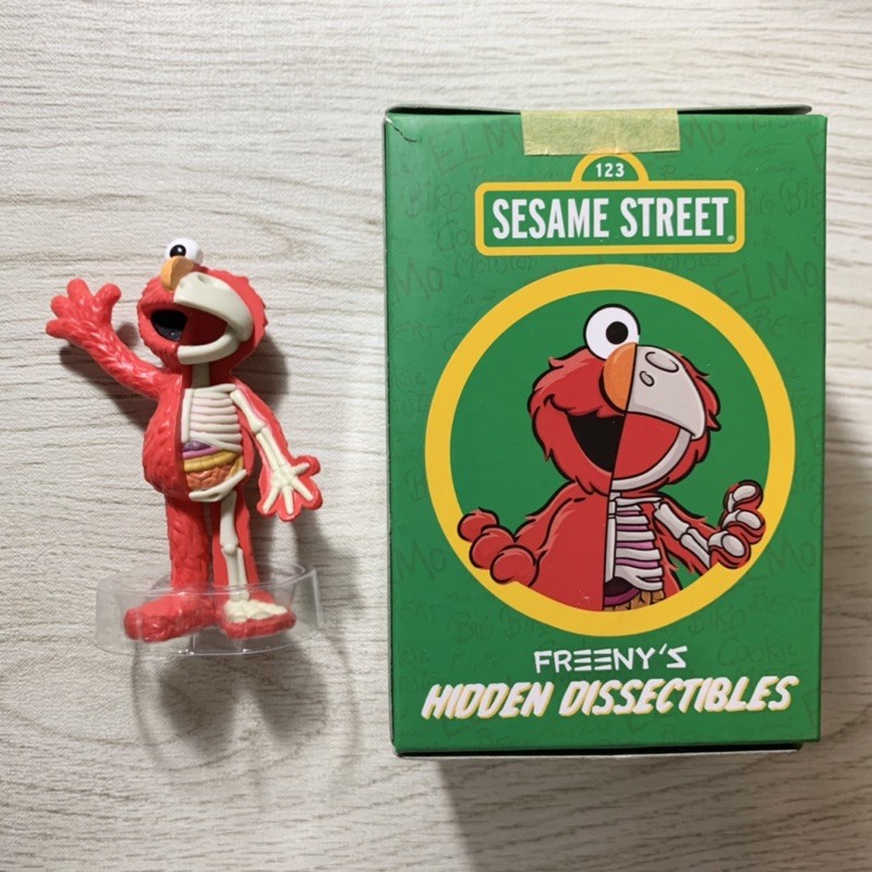 盒抽 盲抽 Elmo 芝麻街 Sesame Street 半剖公仔