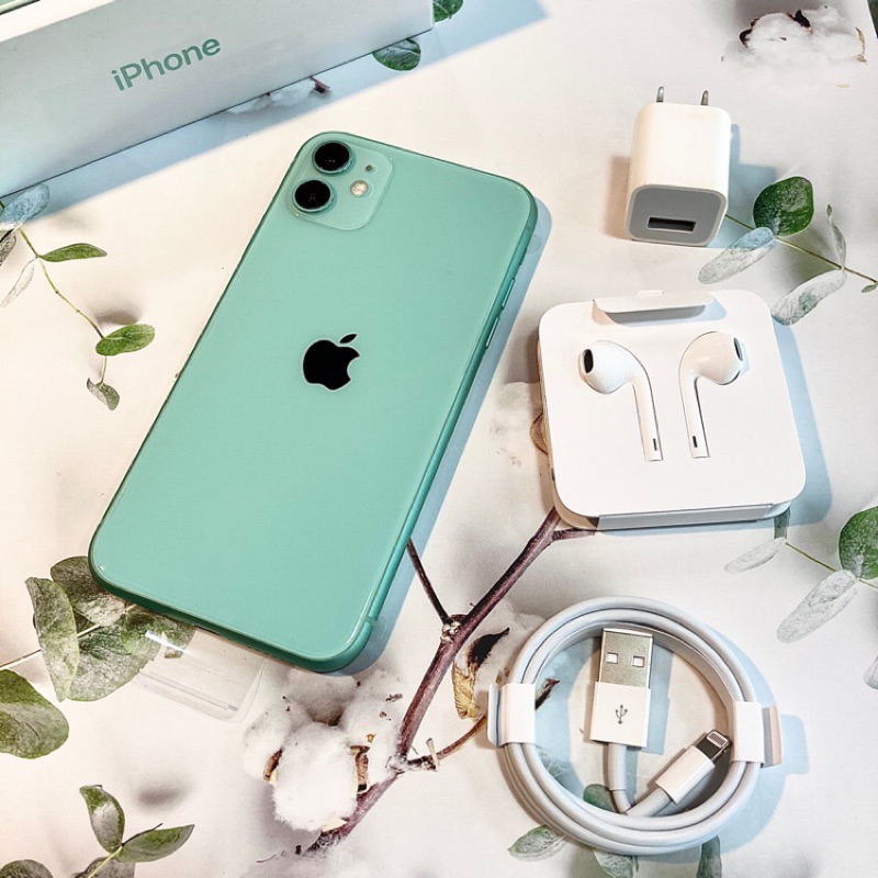 ▛當天出貨➰公司貨▟拆封開通福利品‼️iPhone 11 64GB/128GB 蒂芬妮綠