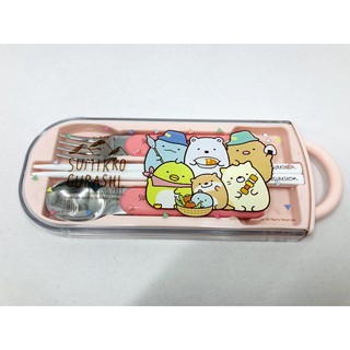 【Dora美日代購】現貨 新款 日本製 SKATER 角落生物 角落小夥伴 餐具組 筷子 湯匙 叉子 環保筷
