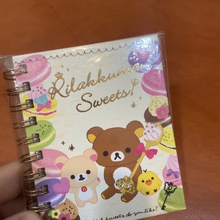 全新 日本 正版 rilakuma 懶懶熊 拉拉熊 蛋糕 記事本 線圈筆記本