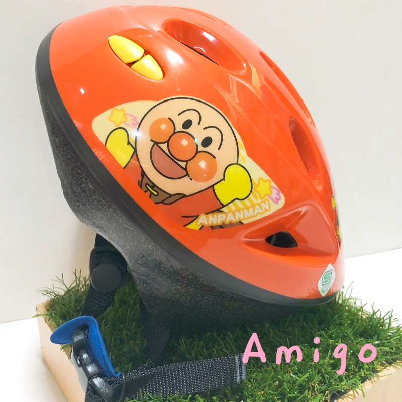 日本原裝 麵包超人 anpanman 兒童 安全帽 滑步車 平衡車 腳踏車 strider melon bern