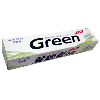 日本 SUNSTAR 三詩達 葉綠素牙膏 清涼型 三詩達 日本原裝 葉綠素牙膏 160g 除臭