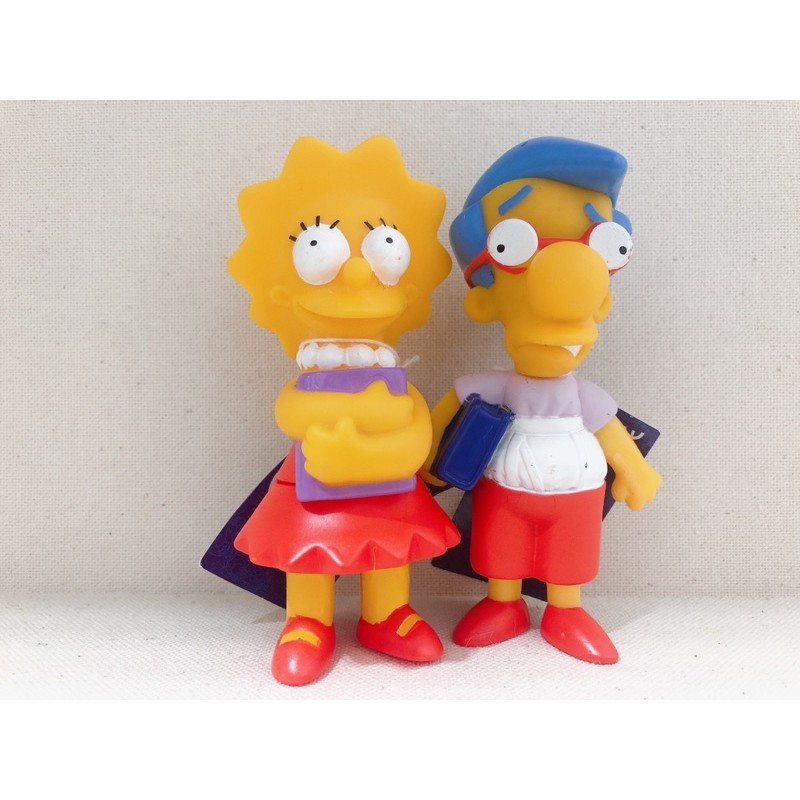 漢堡王fox The Simpsons 辛普森家庭玩具公仔霸子的友人米豪斯 花枝 蝦皮購物