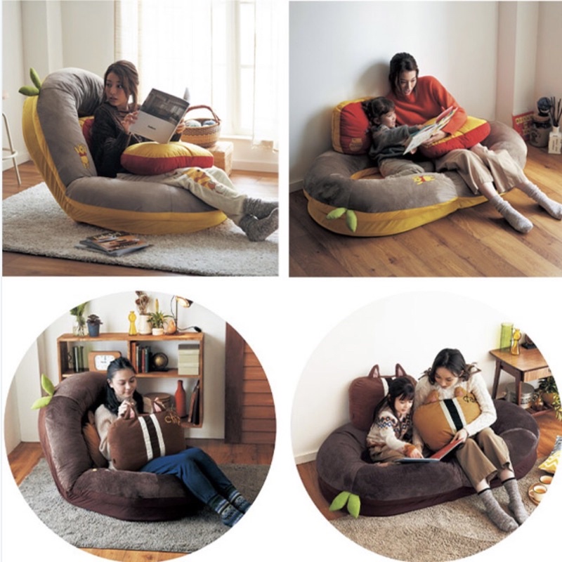 日本迪士尼傢俱代購·預購-奇奇蒂蒂 維尼 Pooh 3Way 沙發 沙發床 沙發椅