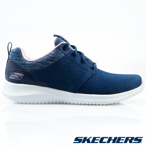 SKECHERS系列-女款 ULTRA FLEX 深藍色 休閒鞋-NO.13095NVPK