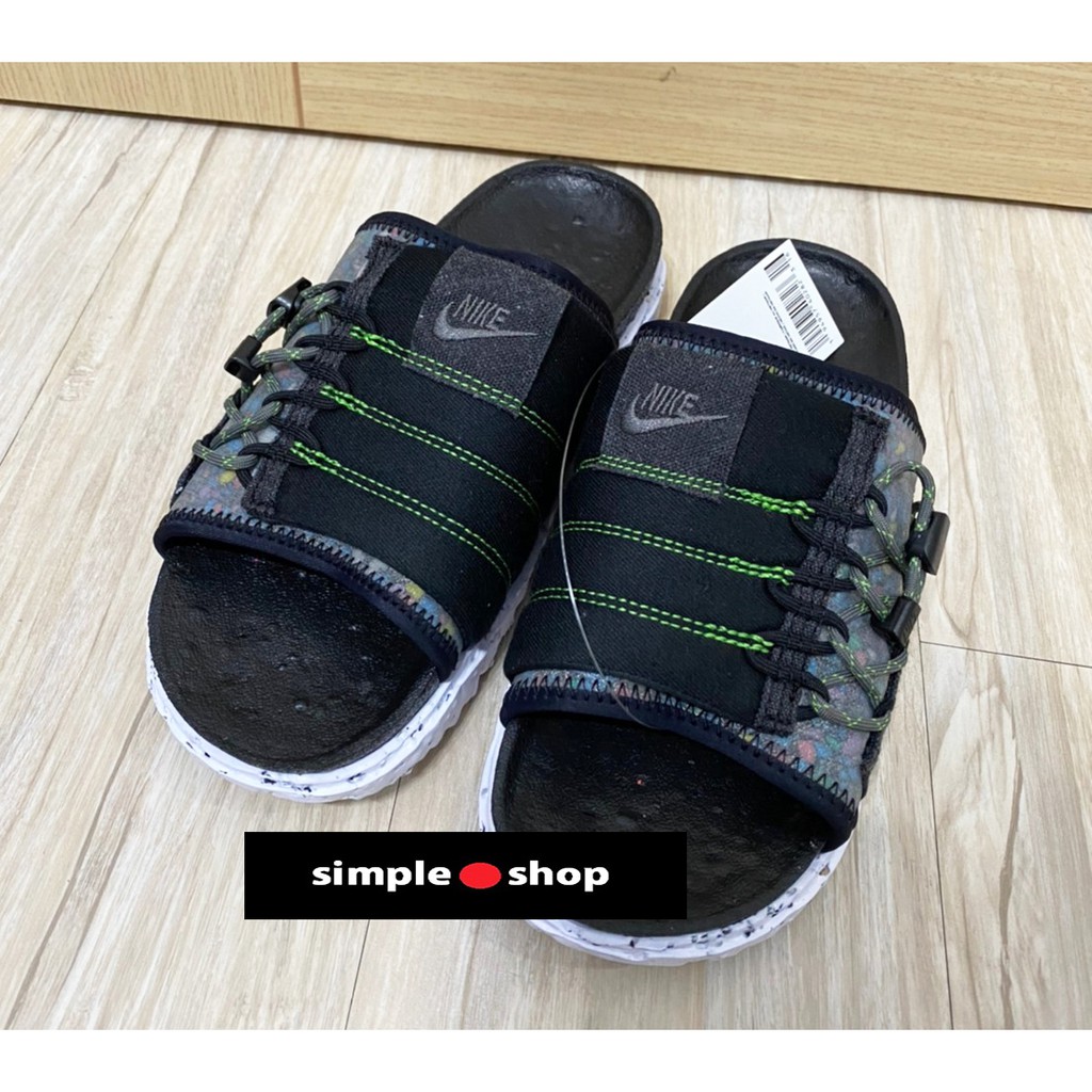 【Simple Shop】NIKE ASUNA SLIDE 工裝拖鞋 環保材質 運動拖鞋 黑 男款 DJ4629-002
