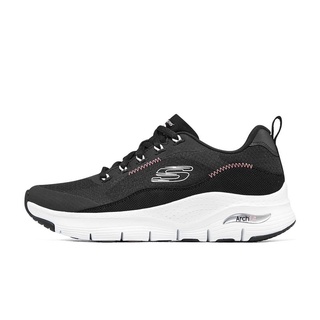 Skechers 思克威爾 ARCH FIT 足弓支撐科技 女款 休閒走路鞋 黑 149719BKW