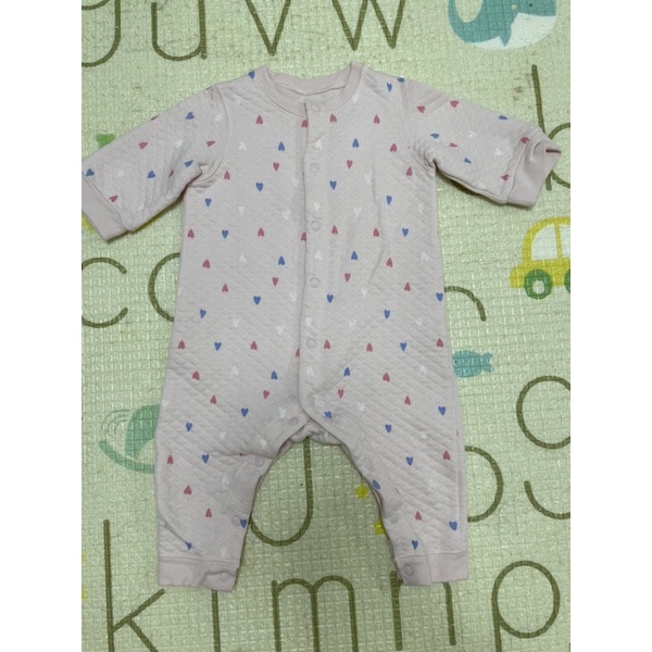 Lativ 寶寶嬰兒鋪棉連身衣70公分