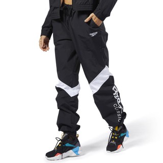 REEBOK CLASSICS LOGO TRACK PANTS 女款 長褲 休閒長褲 經典 休閒 黑色 EB5174