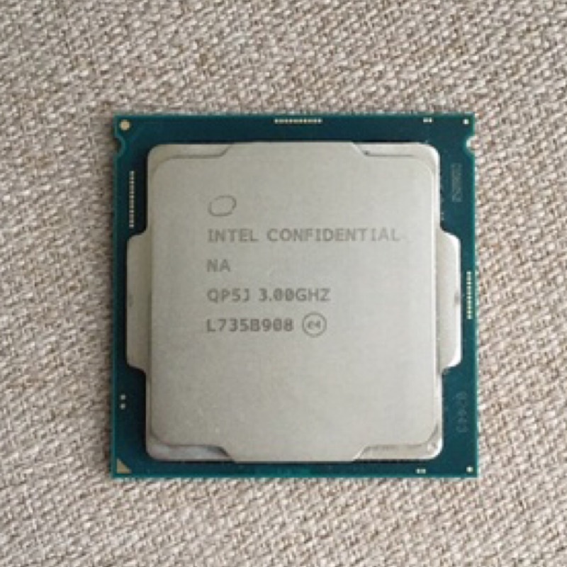 Intel i5 8500ES ，極新，功能正常，無風扇