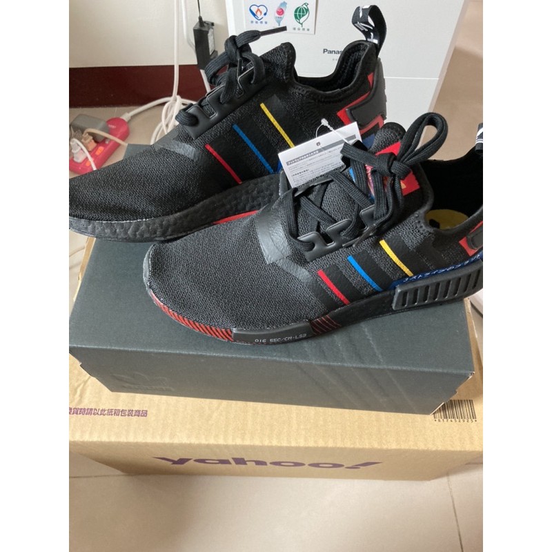Adidas NMD R1 FY1434 黑彩虹日文| 蝦皮購物
