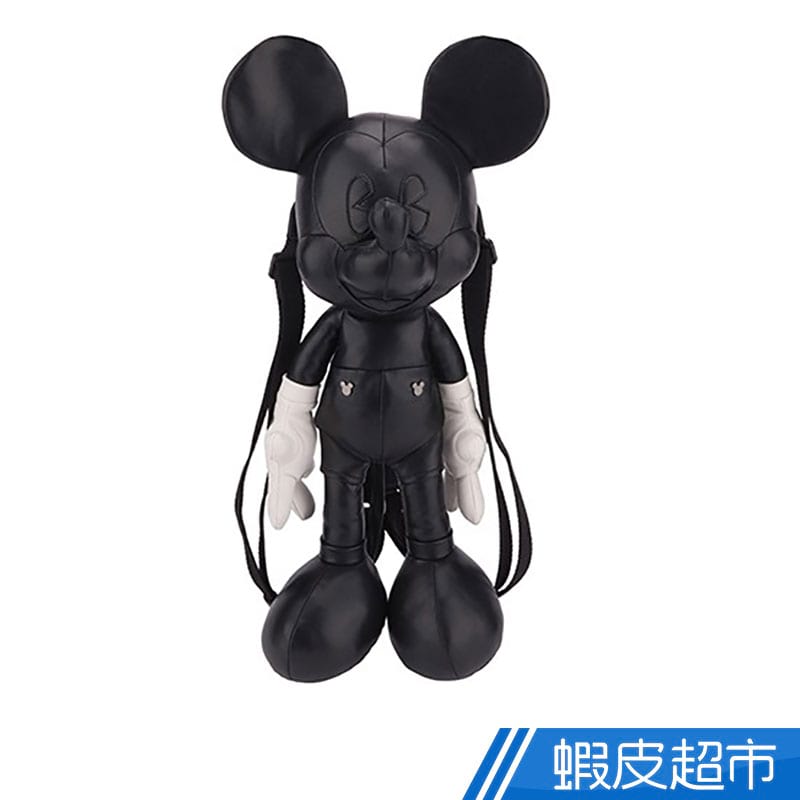 上海迪士尼商店 90周年紀念版 米奇玩偶真皮雙肩包 後背包  現貨 蝦皮直送