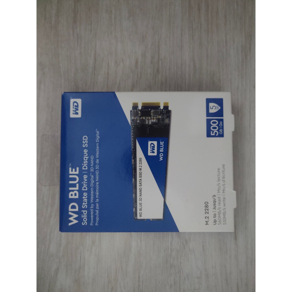 WD SSD 500GB M.2 SATA 3D NAND固態硬碟