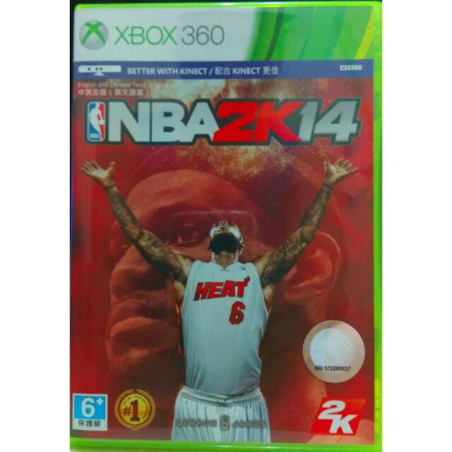 [二手遊戲]XBOX360 NBA2K14 中英合版(可配合KINECT)