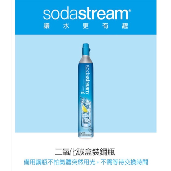 夏日炎炎 Sodastream 二氧化碳 全新 鋼瓶 425g CO2