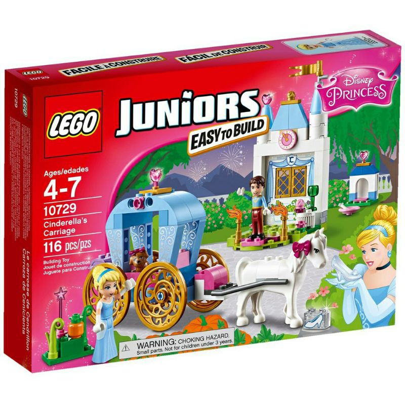 網路最便宜，LEGO Juniors系列 10729 灰姑娘 仙杜瑞拉的馬車