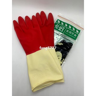 卡好 特殊處理手套 廚房手套 塑膠手套 清潔手套 好用手套 雙色手套