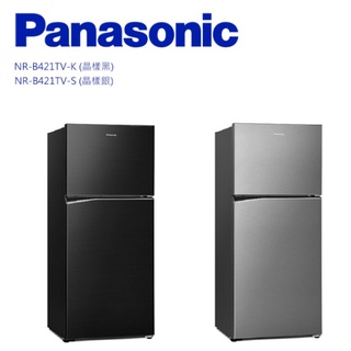 Panasonic 國際牌- ECONAVI二門422L一級能冰箱 NR-B421TV (含基本安裝)