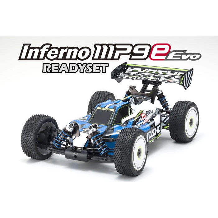 萬象遙控模型 KYOSHO 34106T1B INFERNO MP9e Evo 1/8 電動越野車