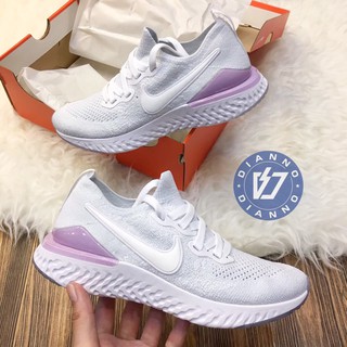 帝安諾-實體店面 NIKE EPIC REACT FLYKNIT 2 白紫 粉紫 慢跑鞋 女款 BQ8927-101
