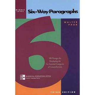 [書林~書本熊] Six-Way Paragraphs: Middle Level 9780071203722<書本熊書屋>