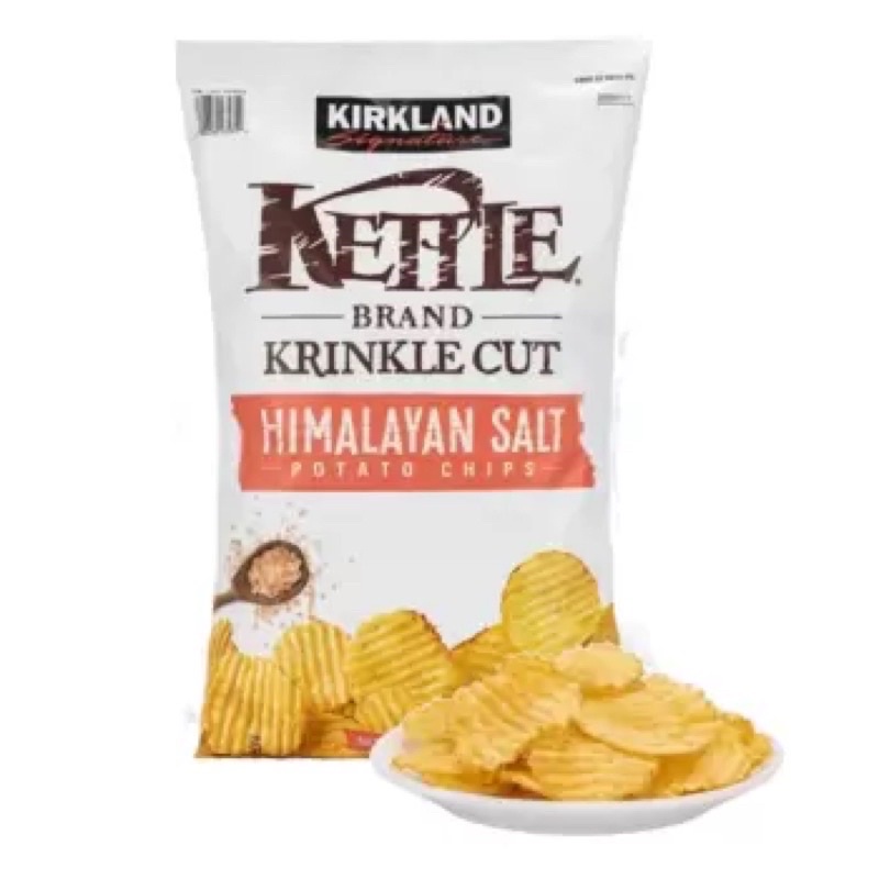 ［Costco代購］Kirkland Signature 科克蘭 喜馬拉雅粉紅鹽薯片 907公克