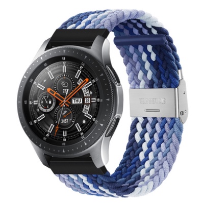 金屬扣編織尼龍錶帶 Xiaomi 小米 智能 手錶 color sport 錶帶 22mm通用 小米手錶運動版錶帶