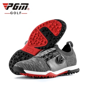 PGM旋鈕鞋帶系列超輕透氣網眼男士高爾夫運動鞋舒適柔軟防滑鞋底XZ182