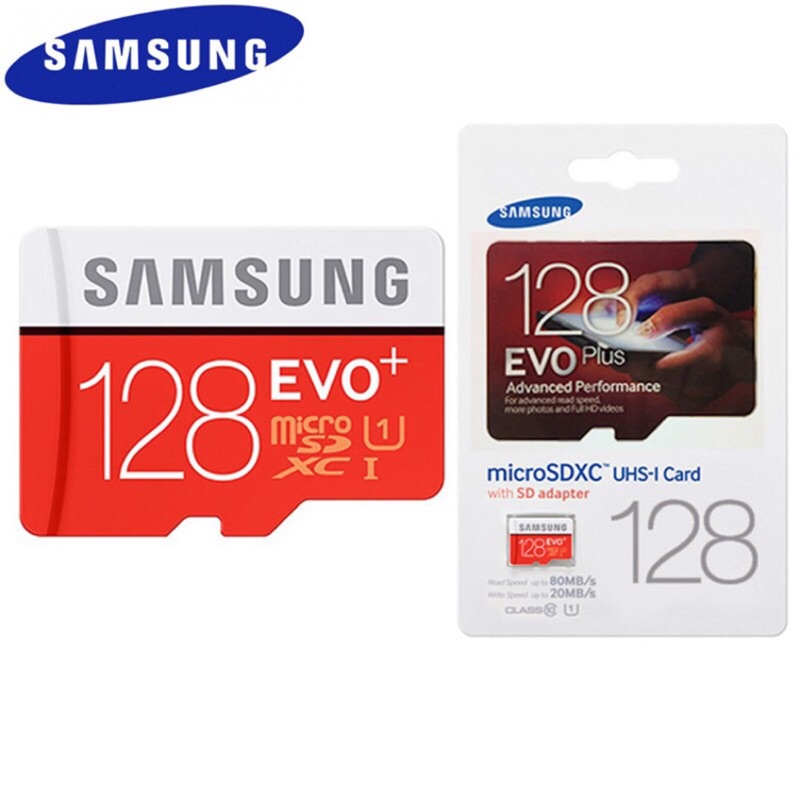 SAMSUNG三星128GB EVO PLUS microSDXC UHS-I Card