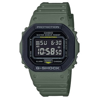 【casio】g-shock 經典5600系列 黑綠雙層配色 dw-5610su-3 台灣卡西歐公司貨