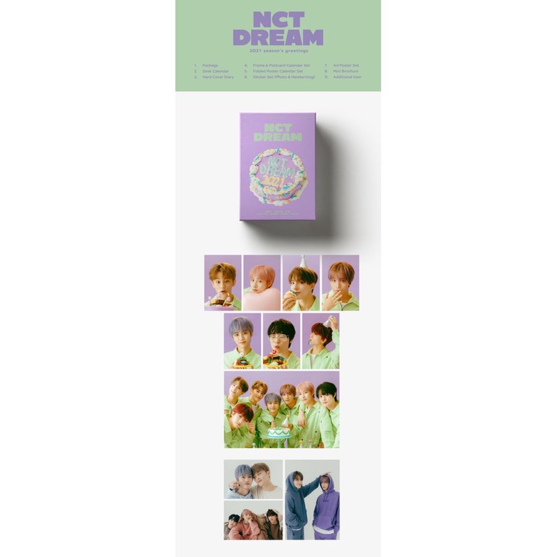 NCT DREAM 2021年曆整組 /  NCT DREAM 2021SEASON`S GREETINGS