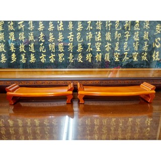 【靜福緣】高階精品 實木『柚木色供桌 』6寸7、8寸敬臺案桌薦盒矩桌香案杞桌敬茶座供杯座貢桌